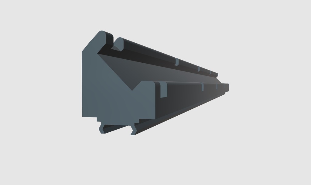 Clip in LED Strip Holder for Hypercube 3030 Extrusion