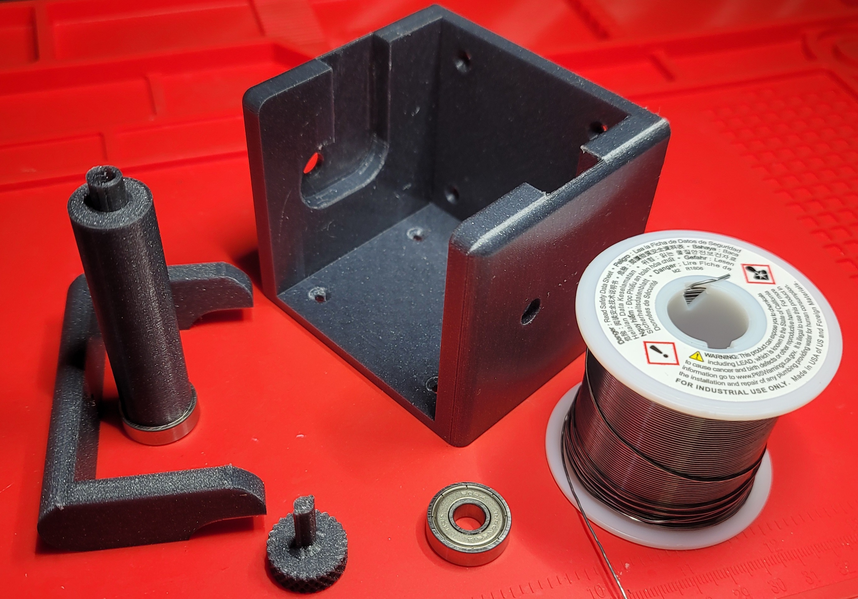 Solder Spool Holder by Rick Download free STL model