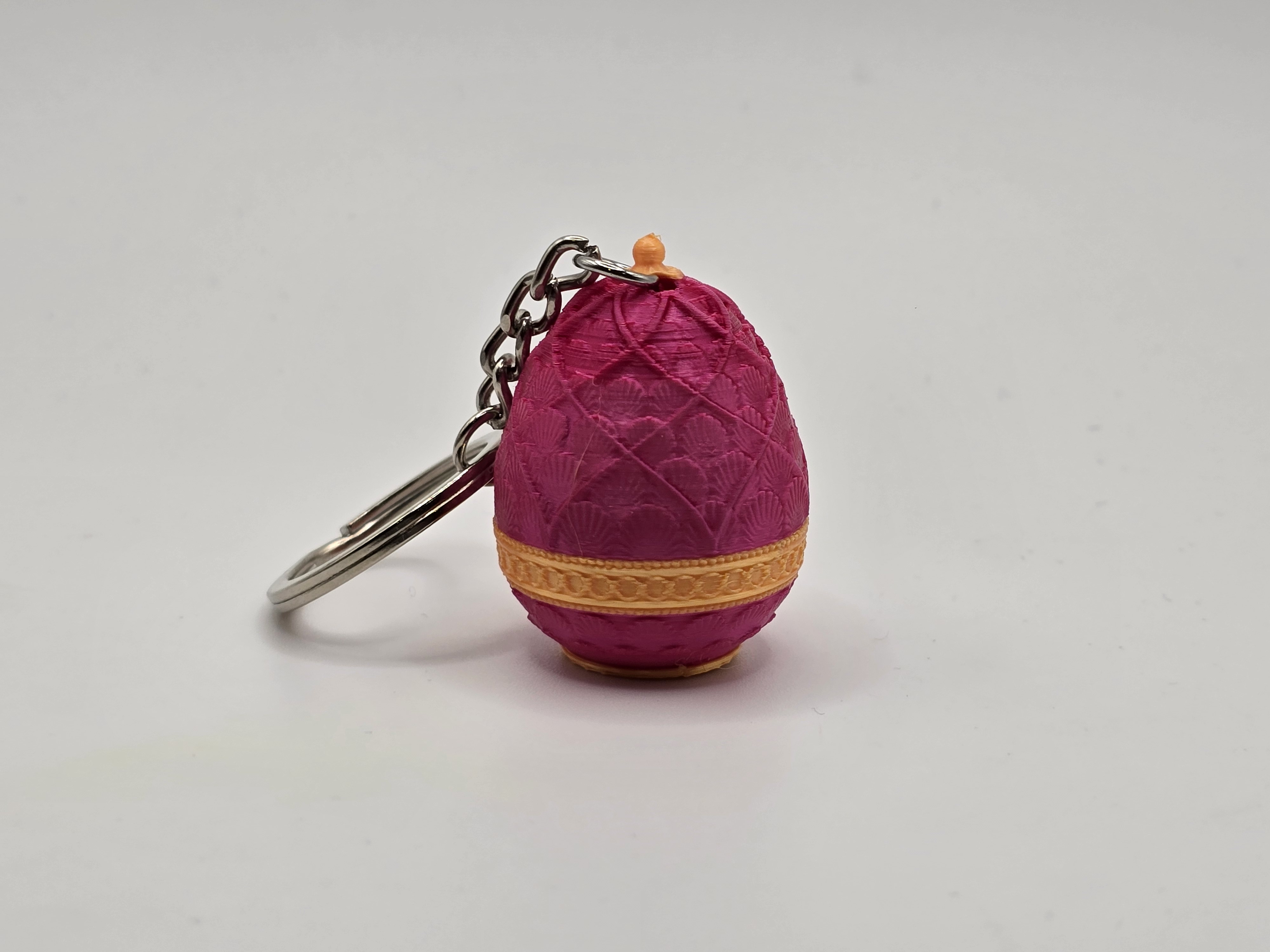 Fabergé Egg Keychain (Remix) 3D model thumbnail