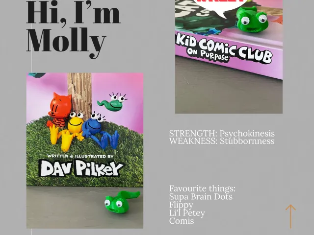 Molly from Dog Man - print your very own