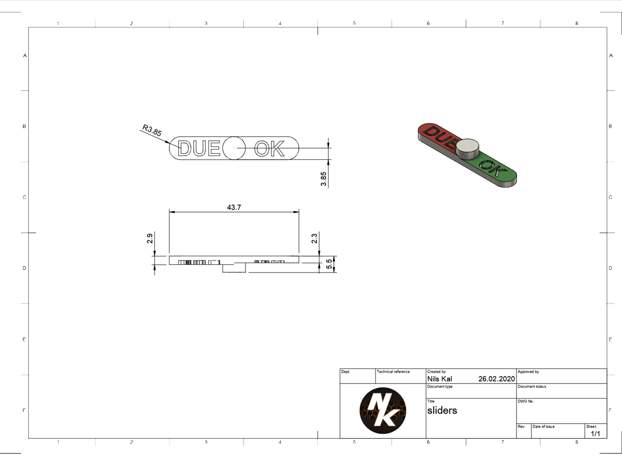 Household Task Planner by Nils Kal | Download free STL model ...