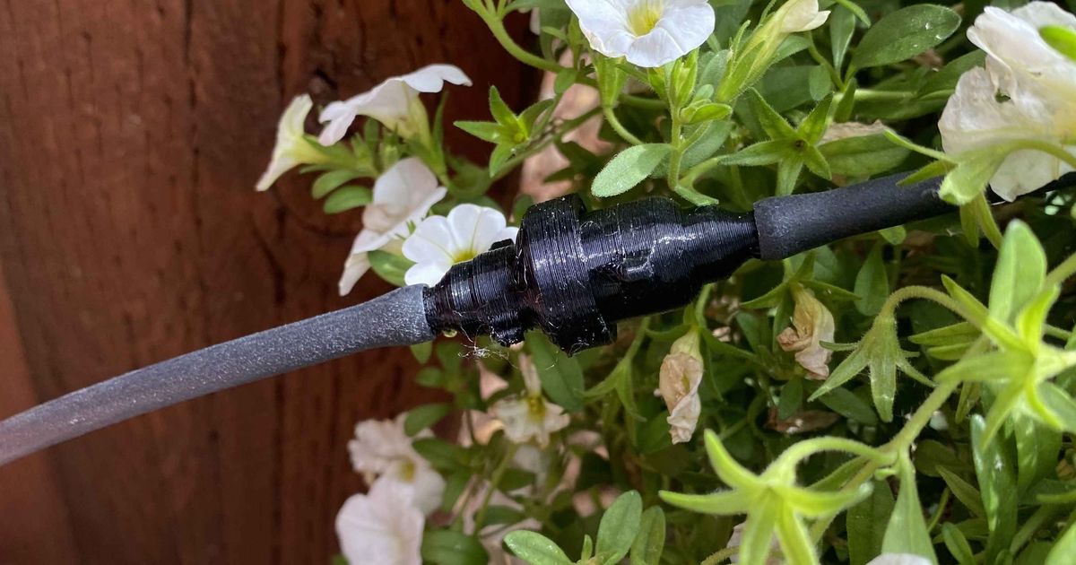 1/4 Drip Line Irrigation Quick Disconnects por David Williams ...