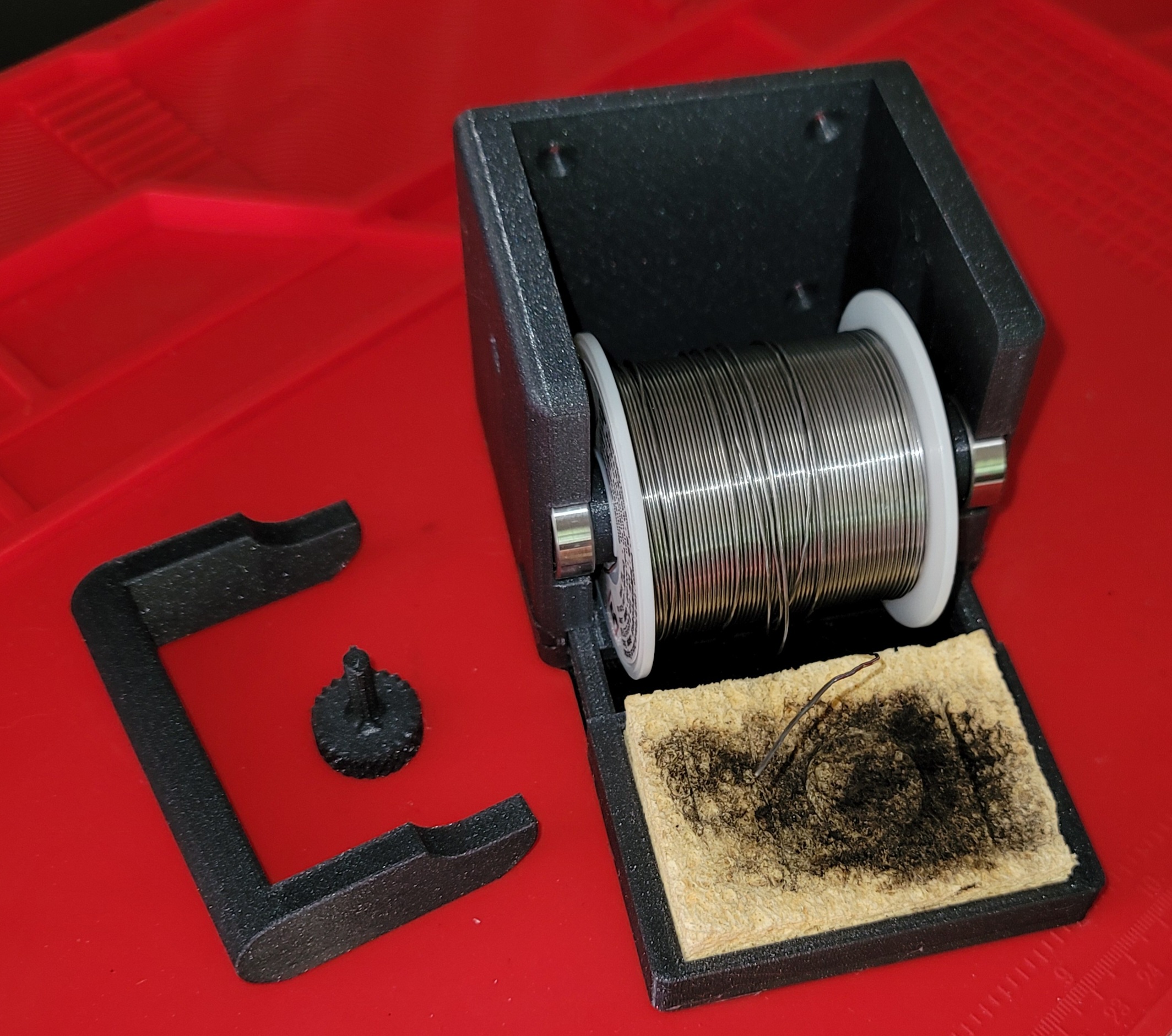 Solder Spool Holder v4 by Rick Download free STL model