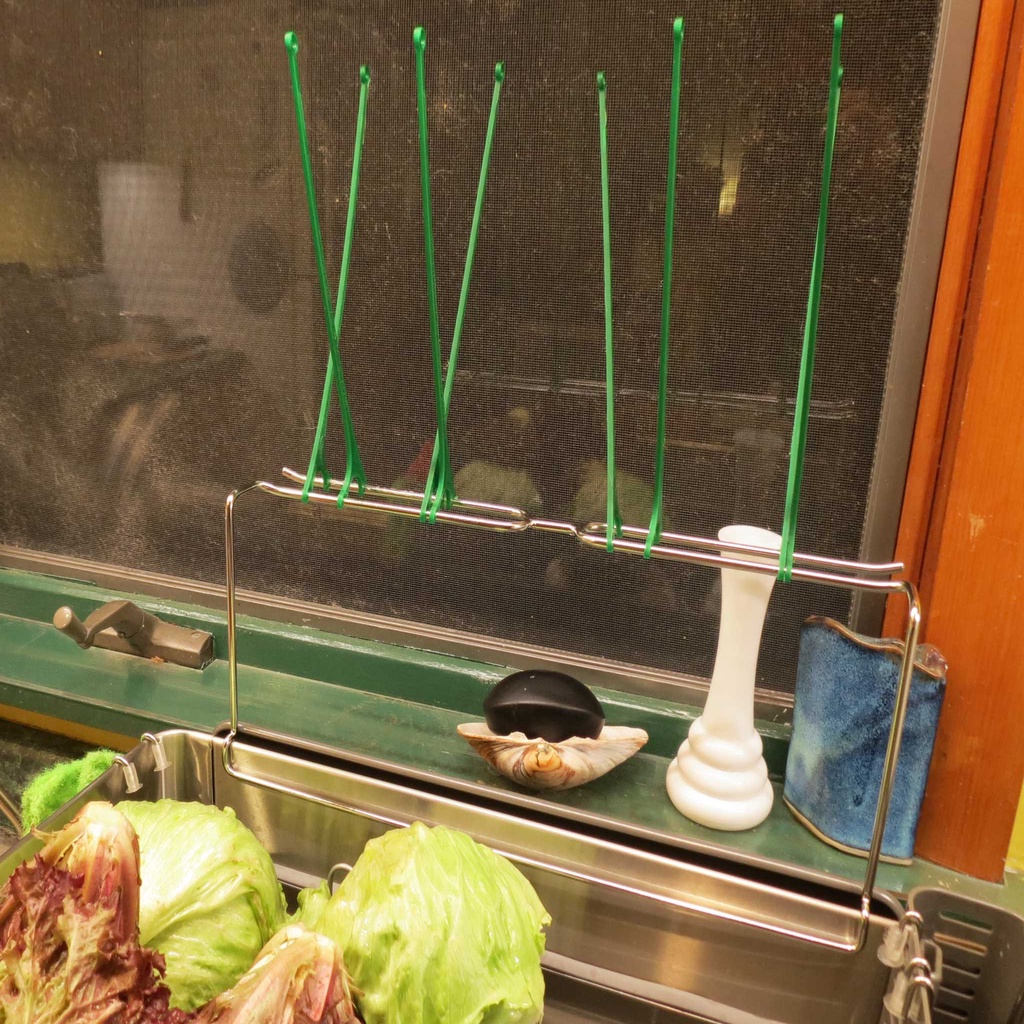 Bag Drying Extensions for Simple Human Dish Rack