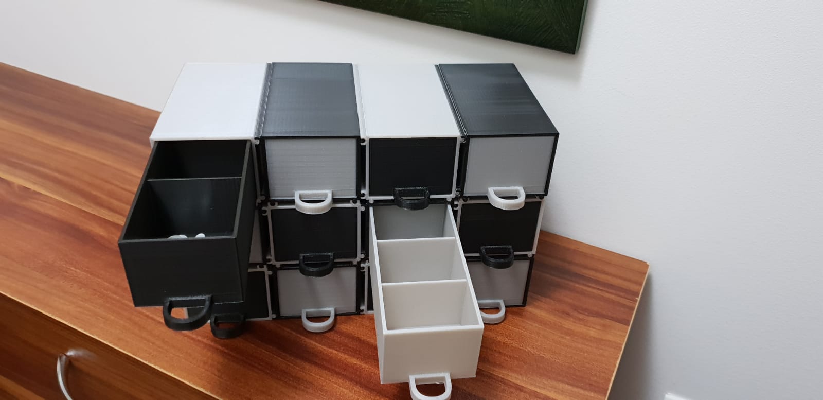 Miniatura 10 do modelo 3D Customizable stackable boxes