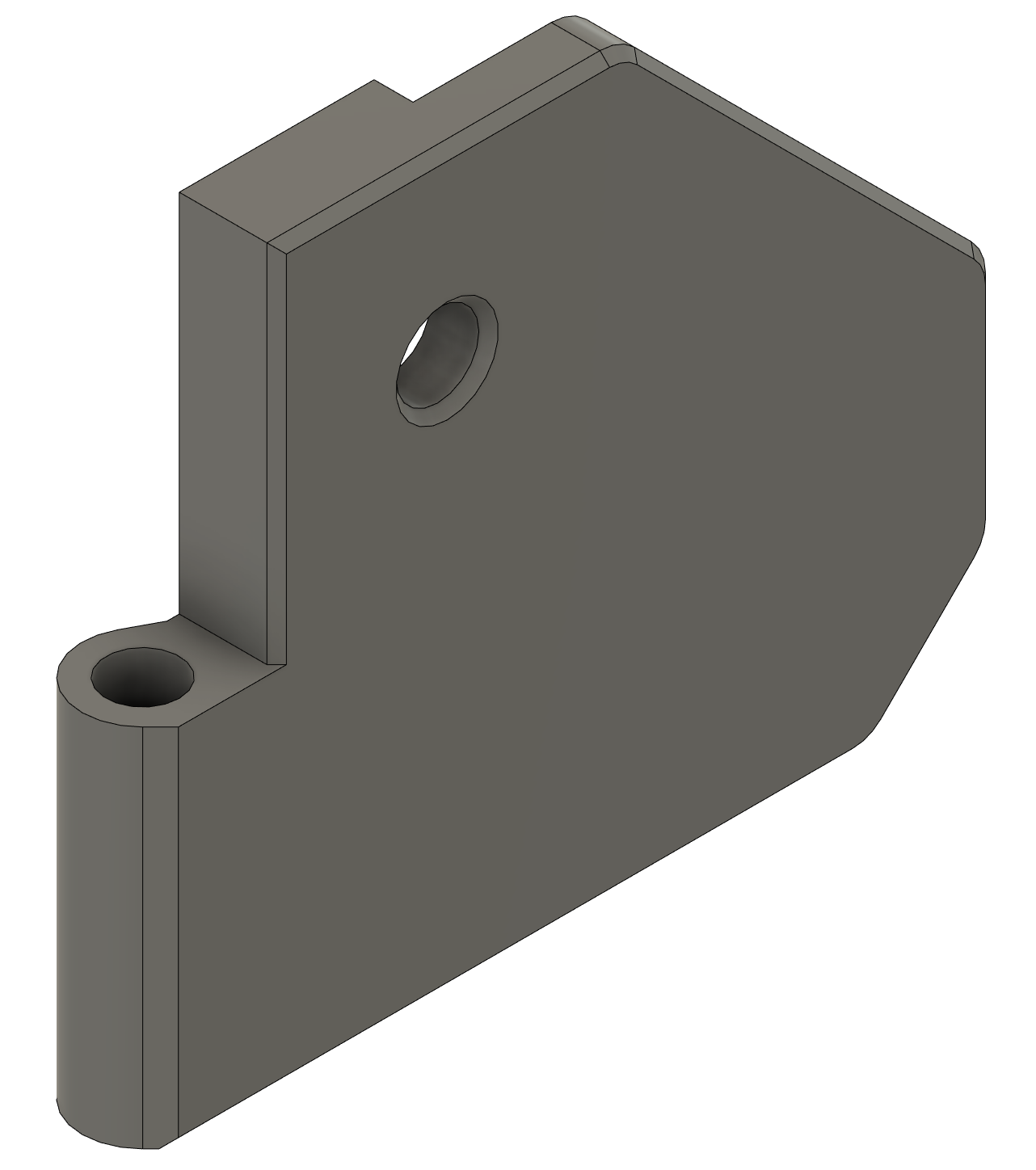 Voron 0.1 Hinge Panel Clip B (one screw) by Bri's Prints Download