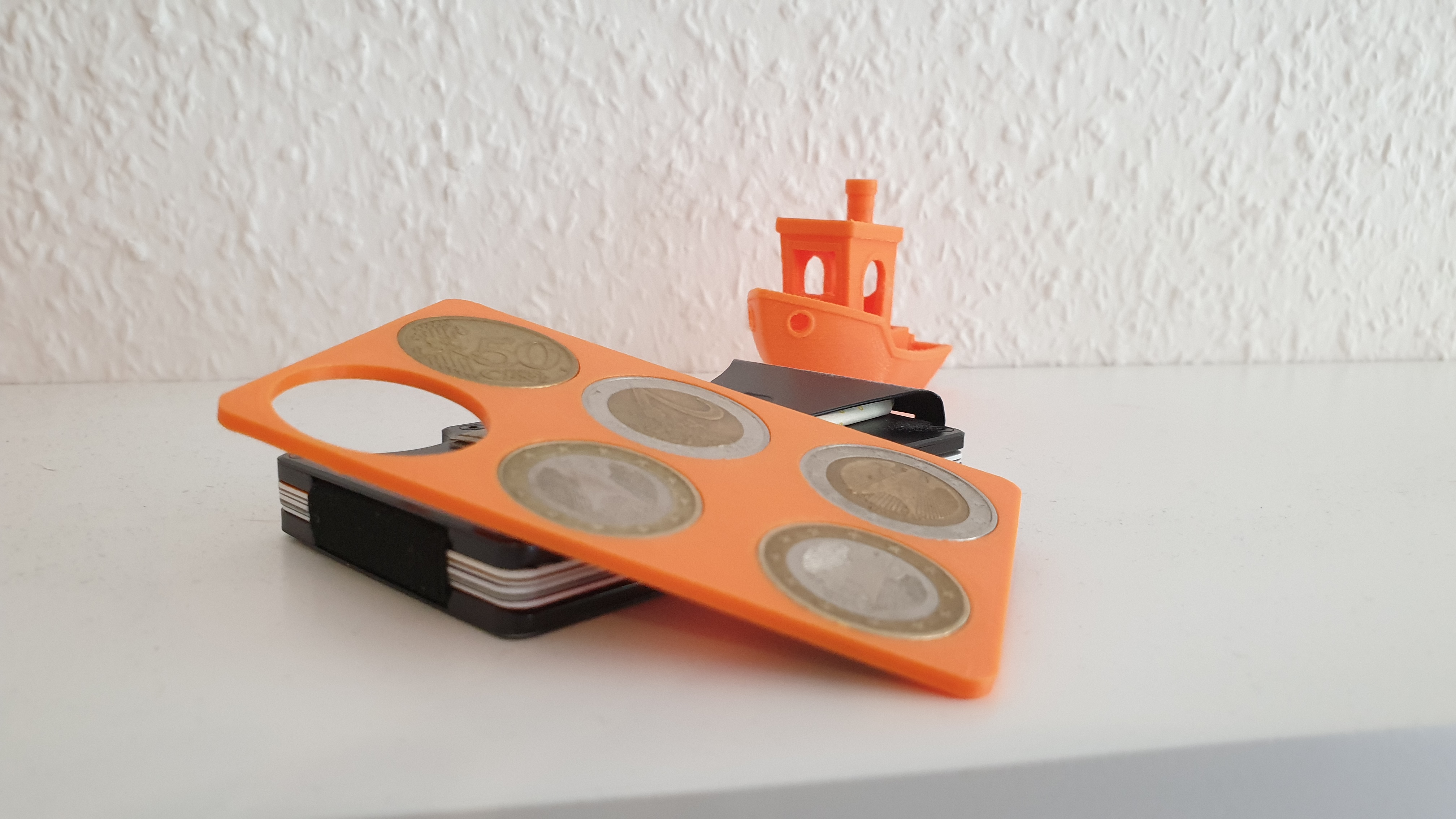 Card-Only-Wallet Euro-coin holder