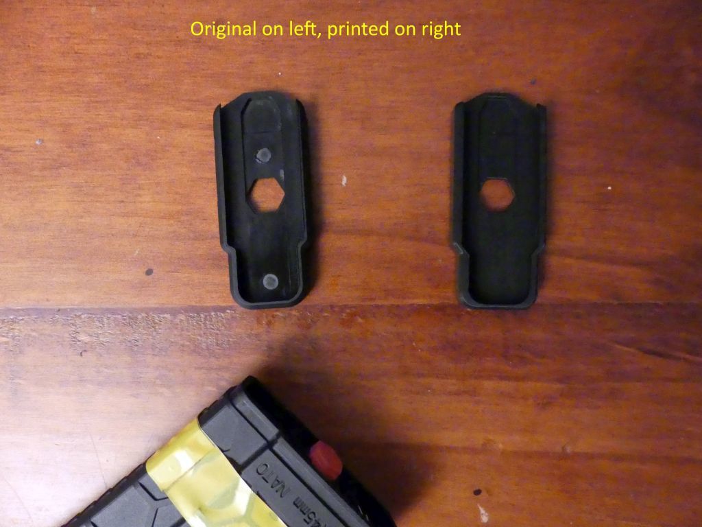 Miniatura 6 do modelo 3D Airsoft HexMag Baseplate