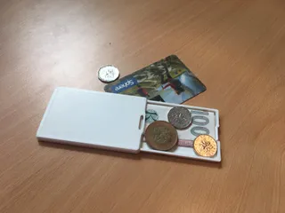 Case for money or memory cards (wallet)