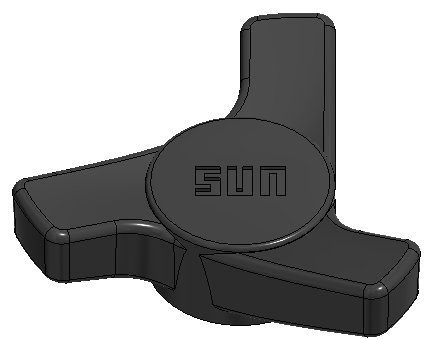 Tri-Grip Knob for Prusa