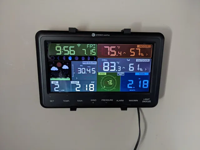 Weather Station Wall Mount