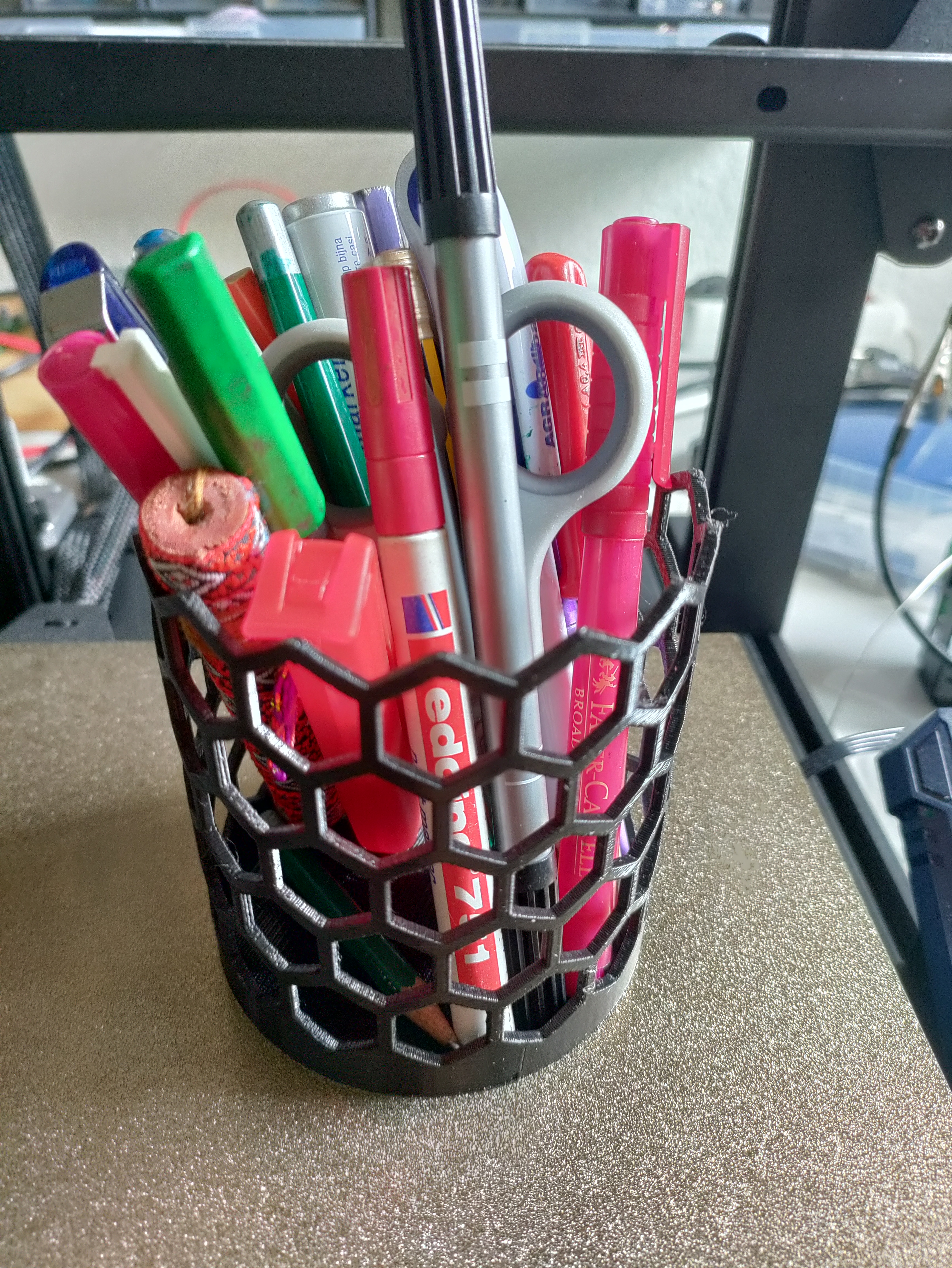 Hexagonal Pen Holder
