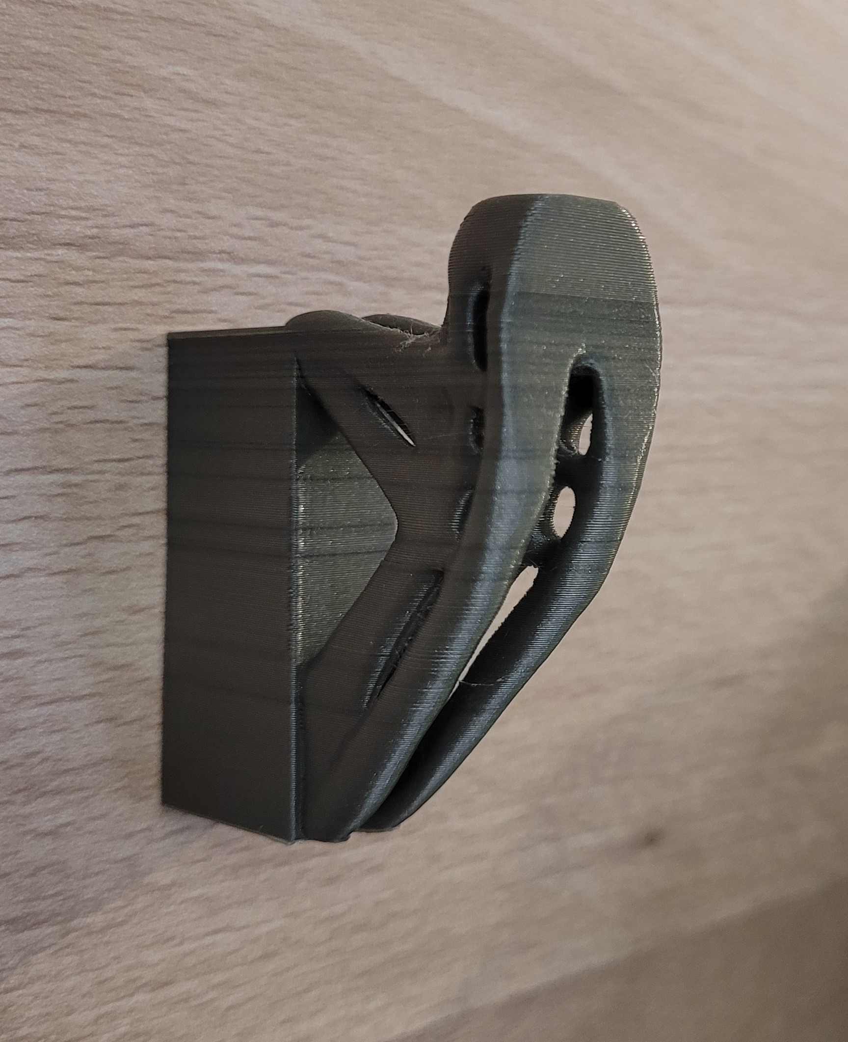 Topology optimized clothehook
