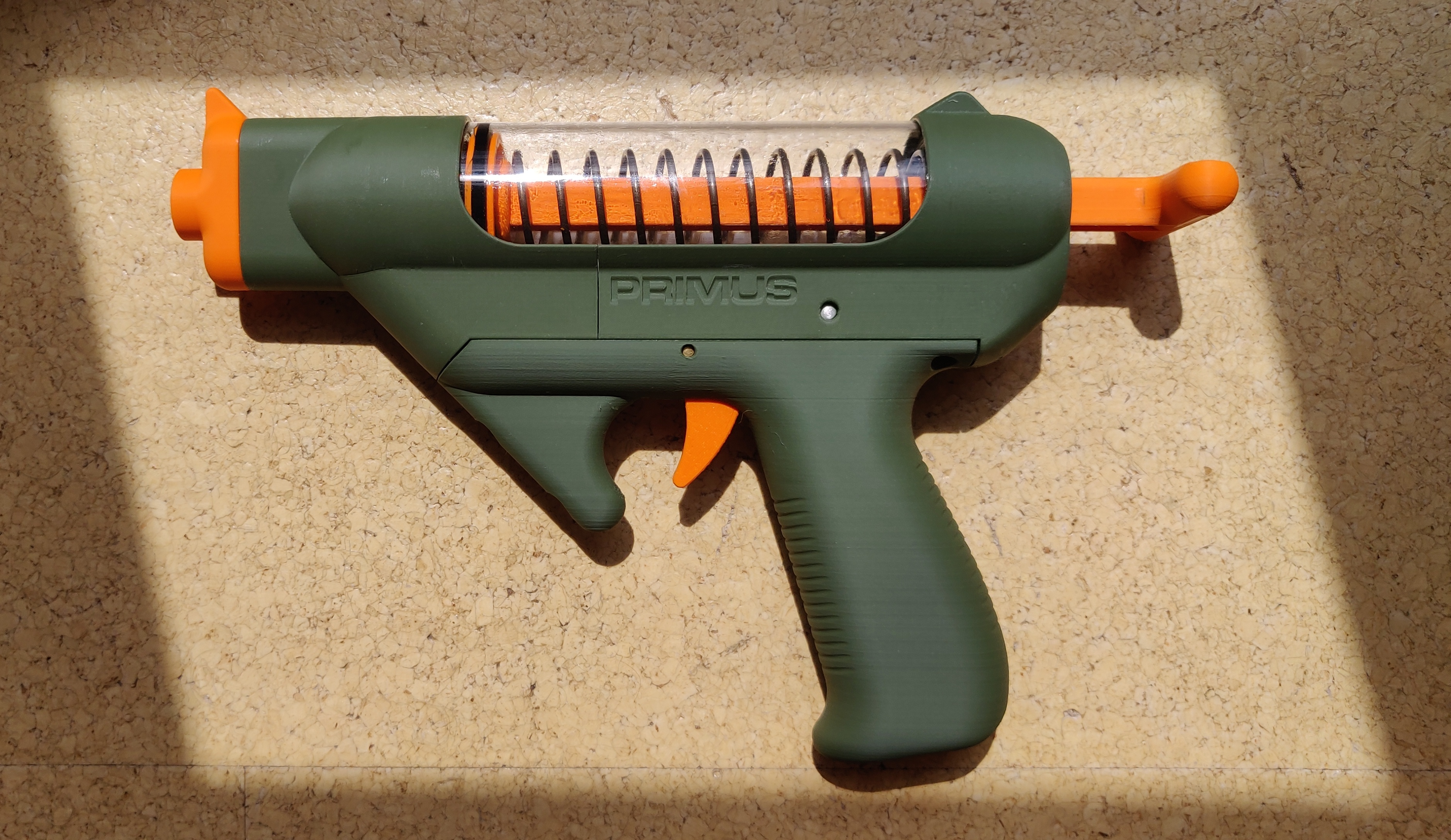 Primus V1.1 - a single shot nerf homemade