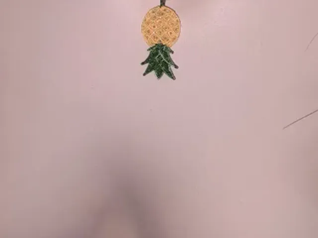 Pineapple neck pendant upside down