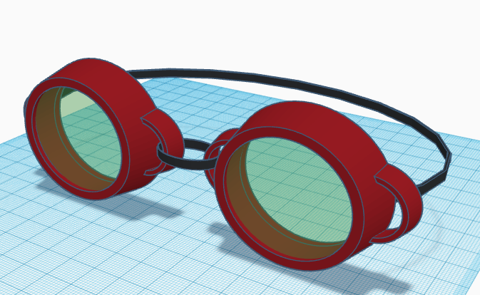 Steampunk goggle frames