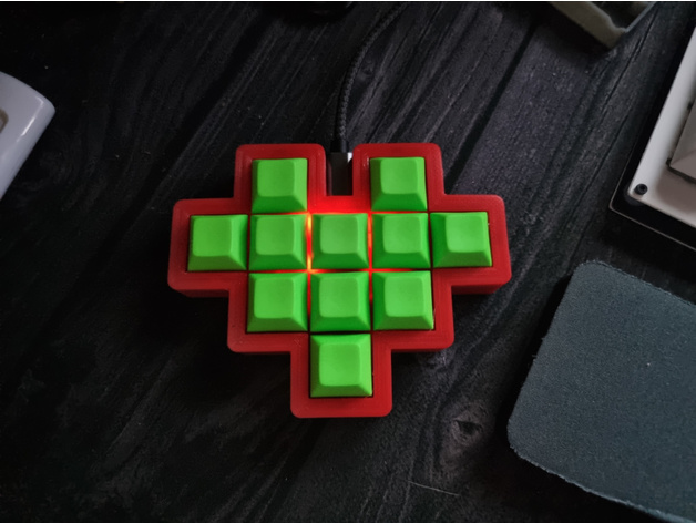 Macro Valentine Keyboard