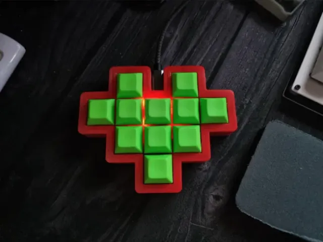Macro Valentine Keyboard