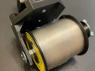 3D Printable Fishing Line Spool by Theo Manuputty