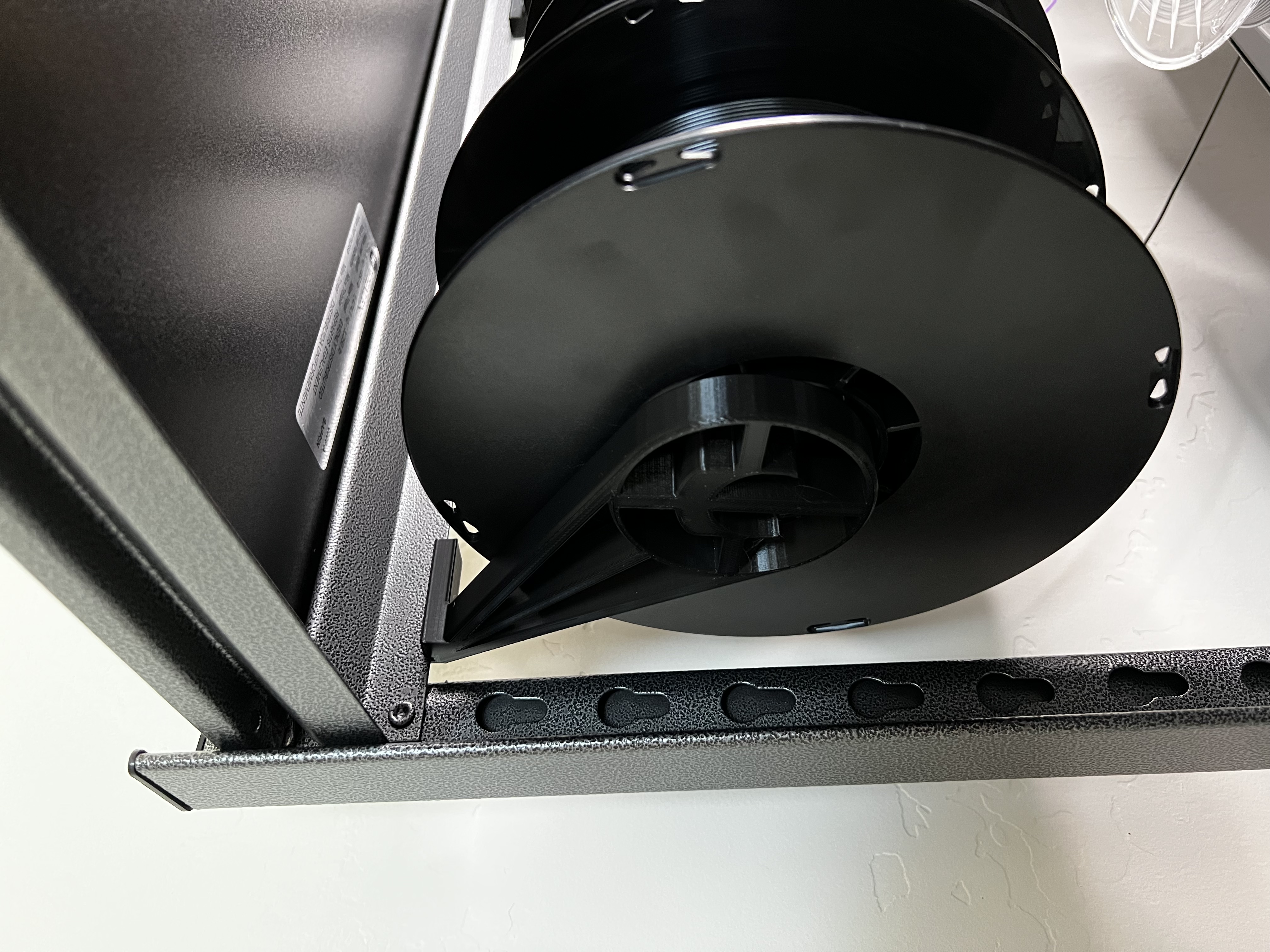 Filament Spool Holder for Whalen 5-Shelf Steel Shelving