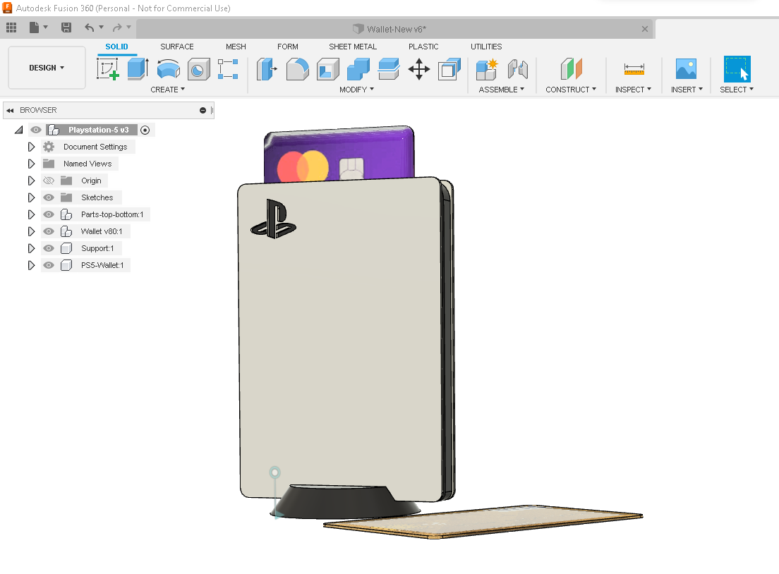 Miniatura 10 do modelo 3D Console Slim Wallet