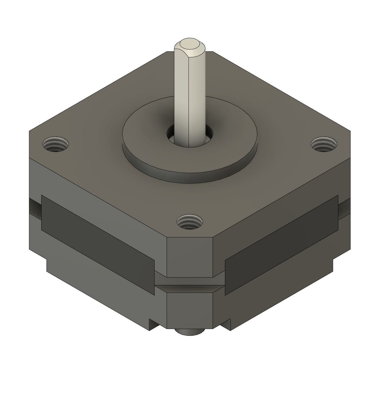 Mock Nema 17 Pancake Stepper