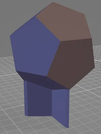 blank d12 with support