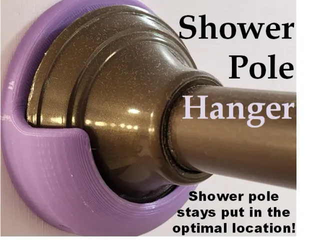 Shower Pole Hanger Bracket