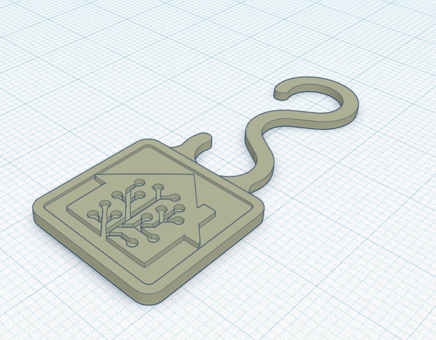 Cable tag Home Assistant logo