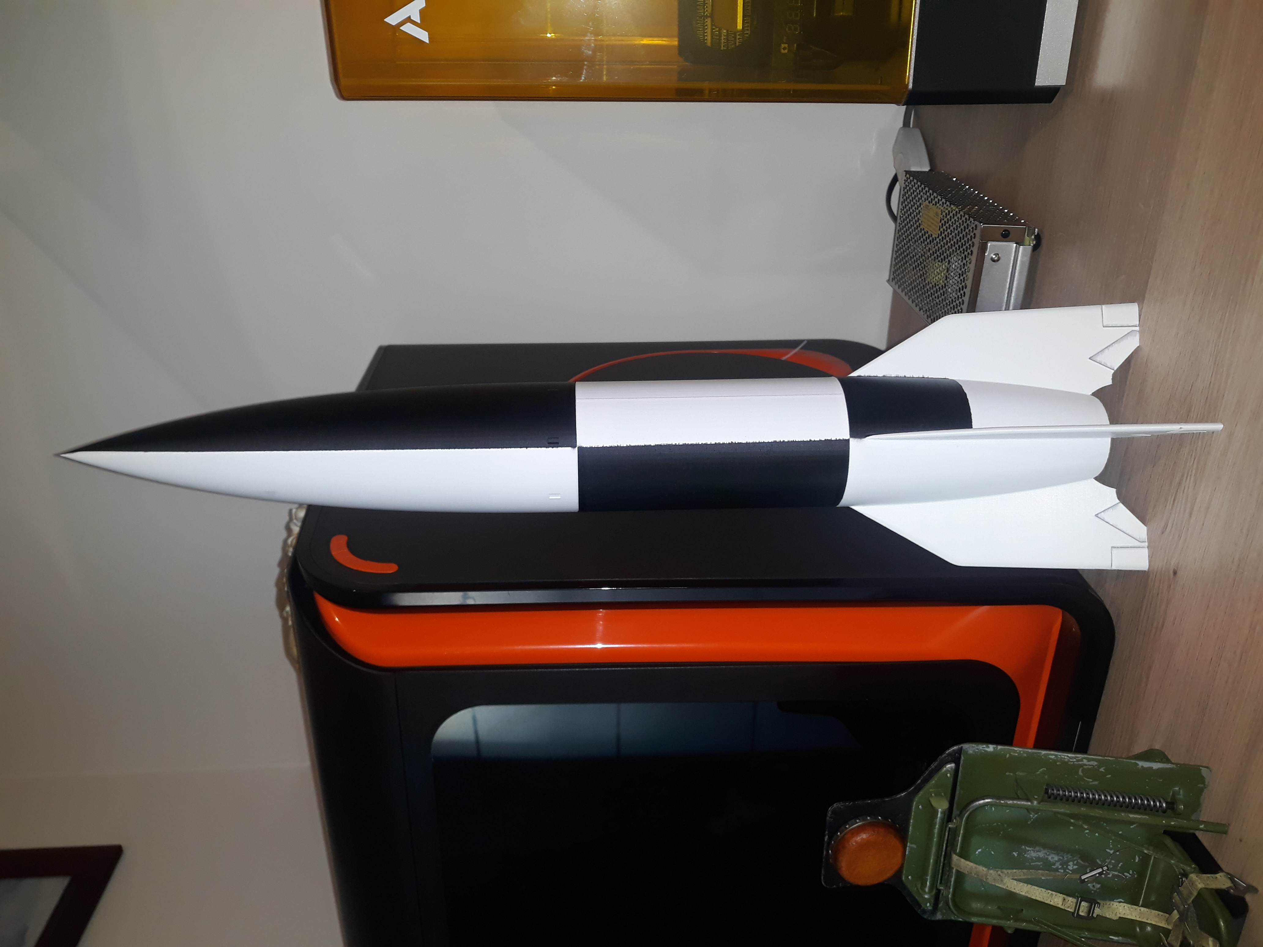 Miniatura 7 do modelo 3D V2 Rocket  Flying Version
