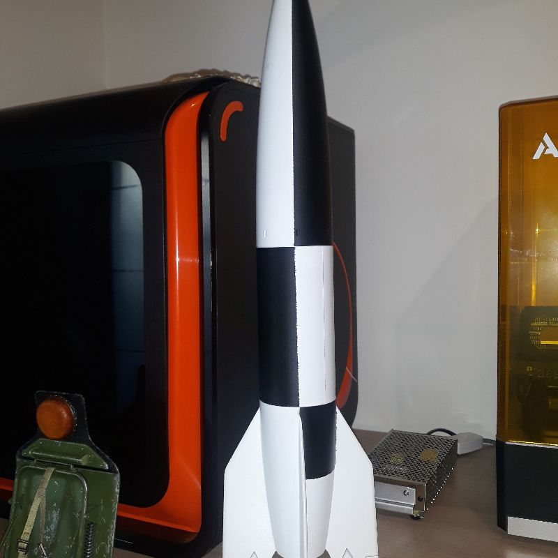 V2 Rocket Flying Version by Makers Workshop | Download free STL model ...