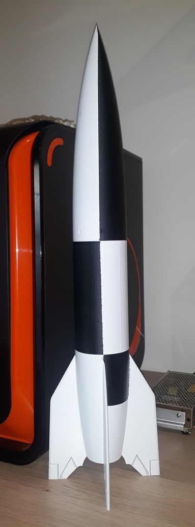 Miniatura 19 do modelo 3D V2 Rocket  Flying Version