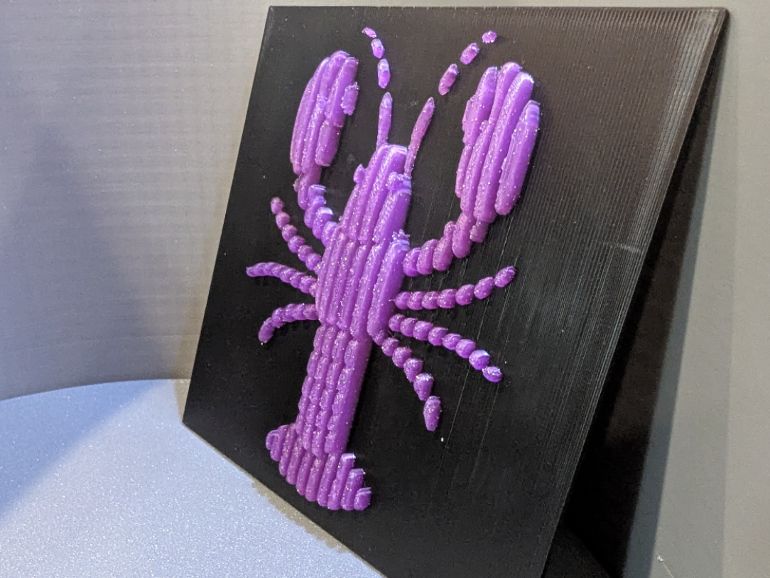 Lobster Layered Sculpture | Wall Art