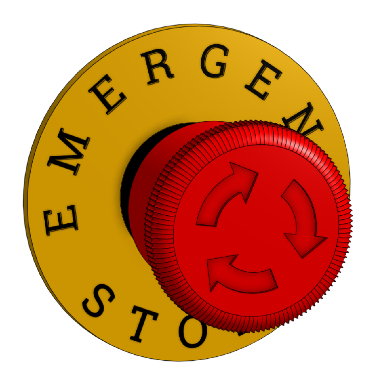 EmergencyStop LCD Knob