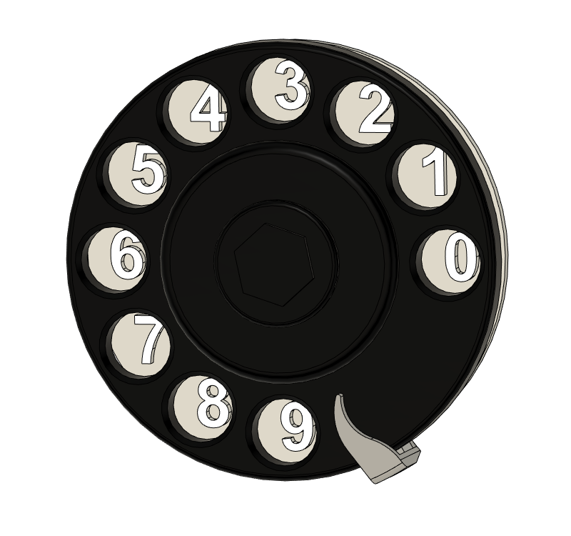Phone Dail - LCD Knob
