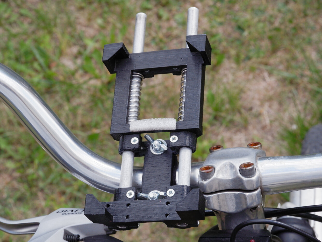 Bicycle phone holder