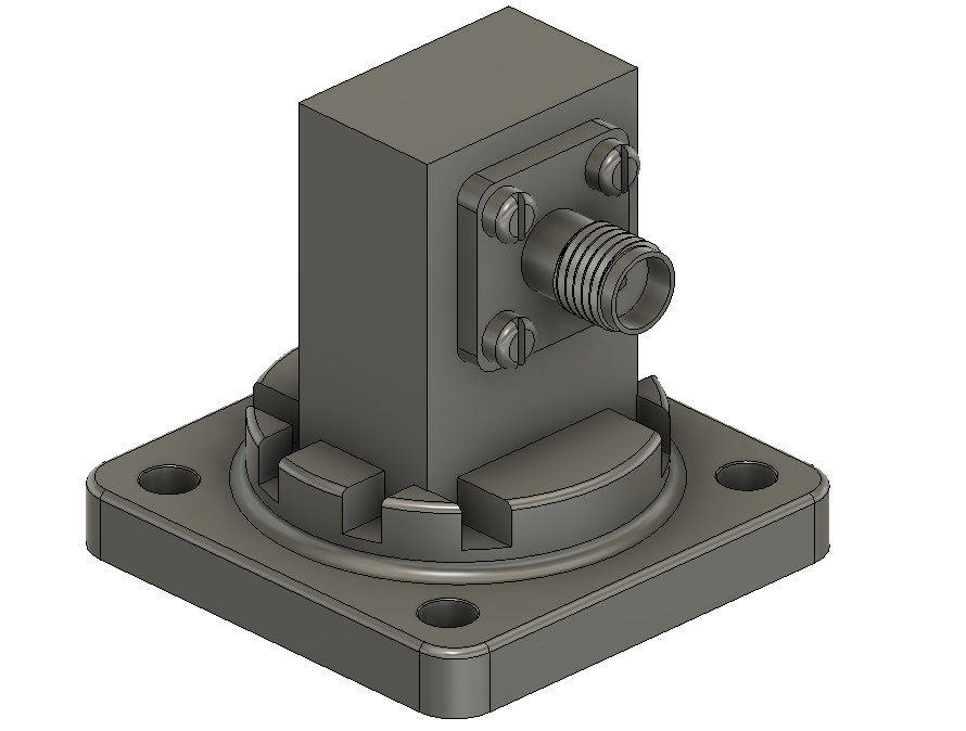 Waveguide WR62 Model By JK | Download Free STL Model | Printables.com