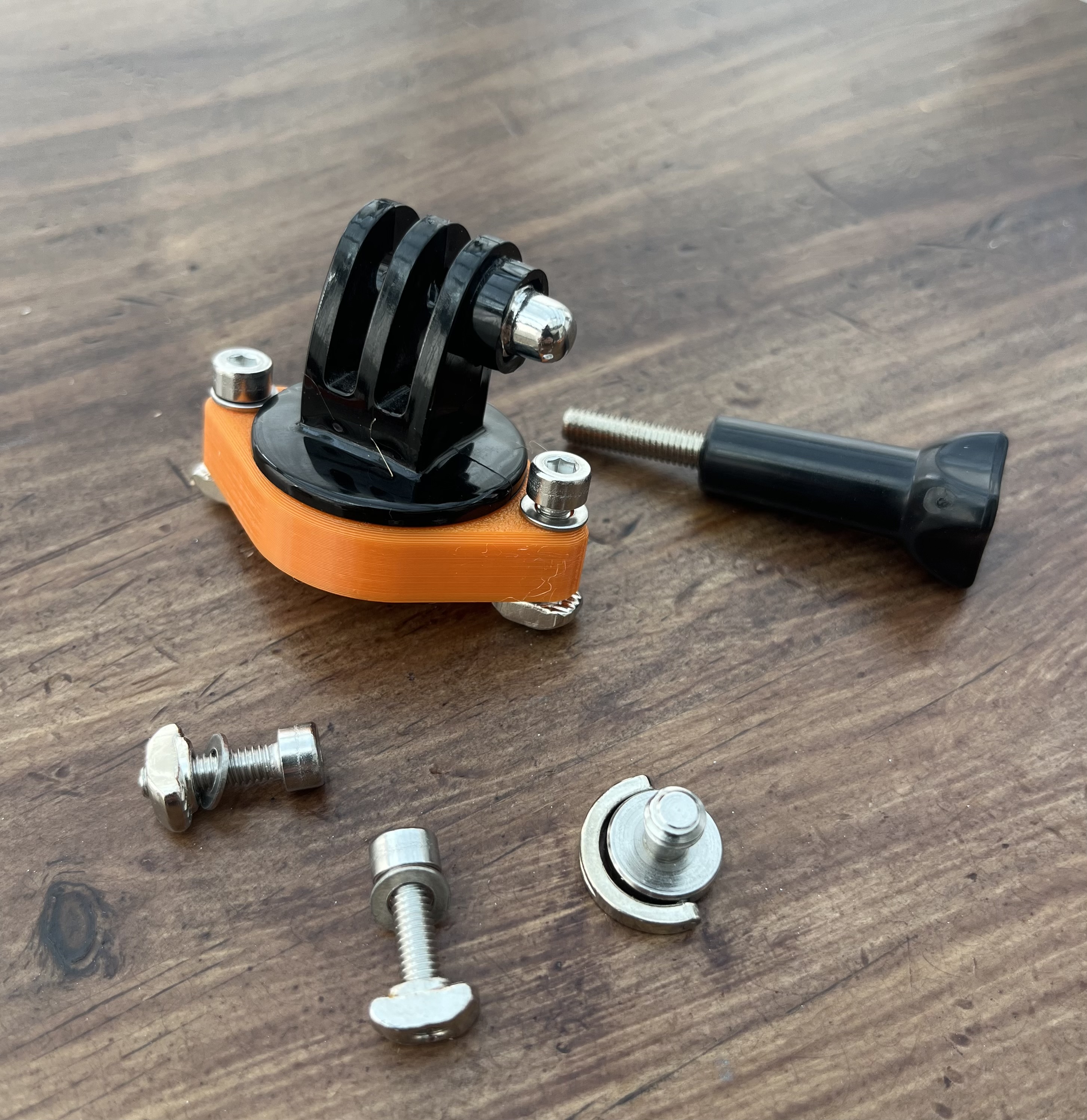 Support Go Pro pour montage Rail V-Slot / GoPro Mount for V-Slot Rail Assembly — miniatura 2