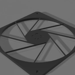 Rejilla 120 mm estilo shooter moderno – Diseño dinámico para PC