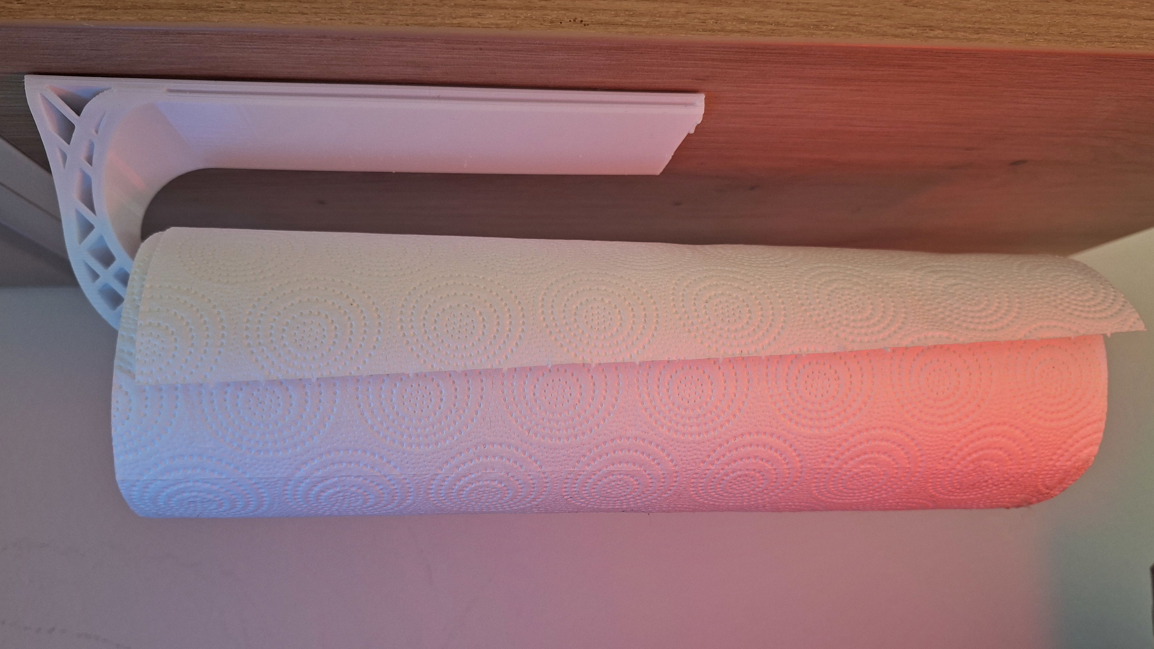 Simple Paper Towel Holder (no drill)