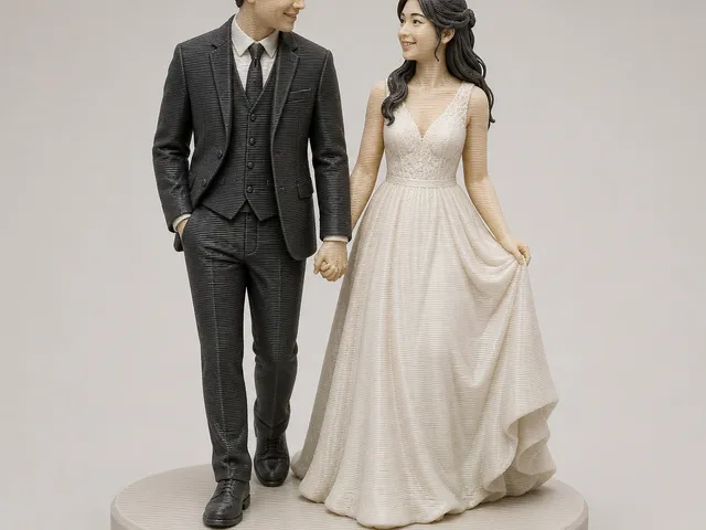 Asia Paar Hochzeitsfigur - Asia Couple Wedding Figure