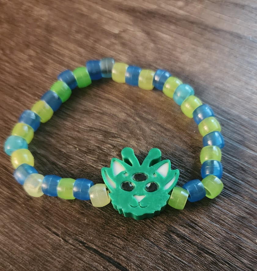 Miniatura 2 do modelo 3D Alien Cat Bead