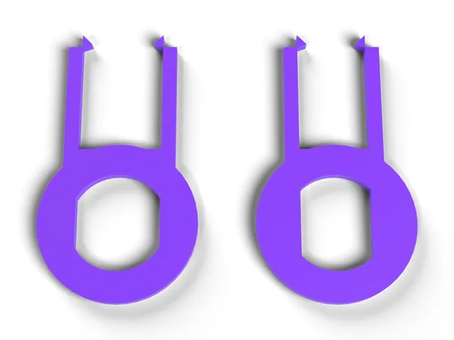 Keycap Puller - Flexible Two-Prong Tool for Mechanical Keyboards, 17 Minutes (OpenSCAD)