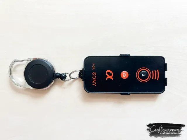 Holder for Sony Alpha camera remote control [Držák na dálkové ovládání Sony]