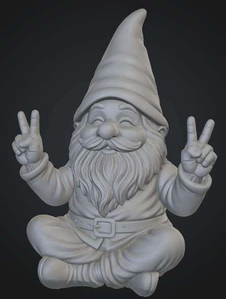Peaceful gnome