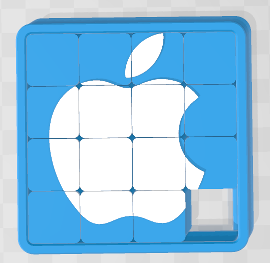Apple Logo 4x4 Sliding Puzzle