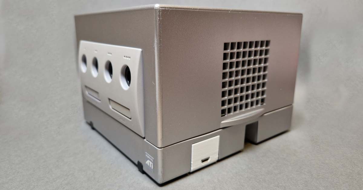 Gamecube serial port picoboot mount by Ulf Download free STL model