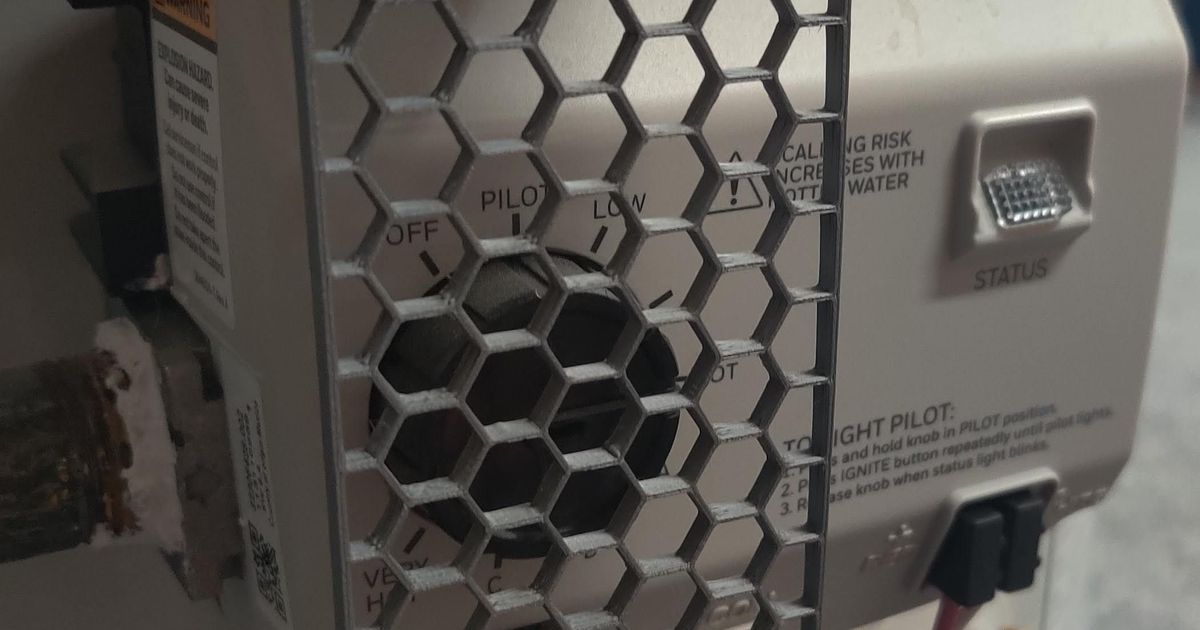 Water Heater Cage by cryptkicker Download free STL model