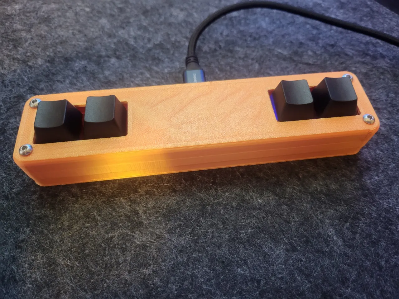 4K RGB Keypad for Osu Taiko/mania wide 