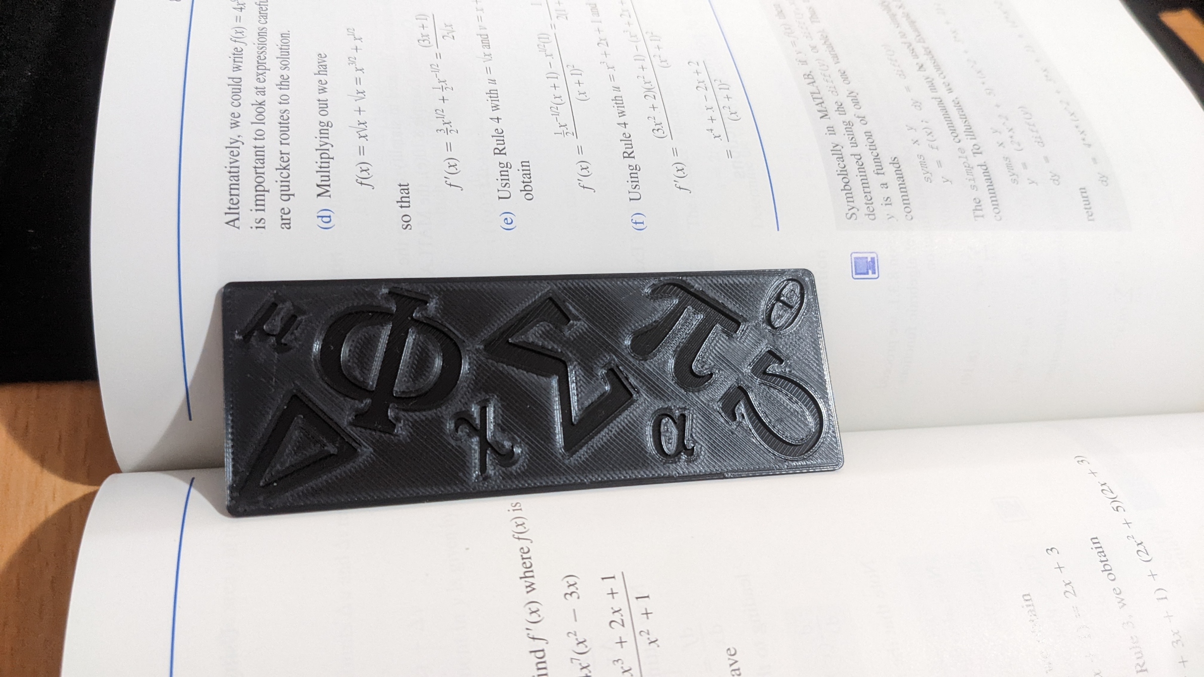 Remixed Mathematics Bookmark
